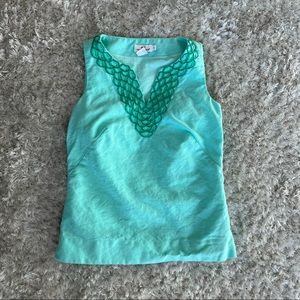 Marina Embroidered Sleeveless Vineyard Vines Top